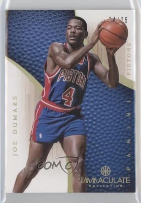 2012-13 Panini Immaculate Gold /25 Joe Dumars #29 HOF - Image 1 of 2