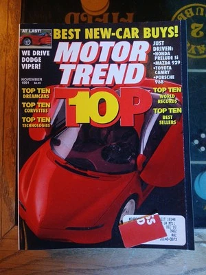 Motor Trend Magazine 1991 Lot of 7 Issues - Image 1 of 4