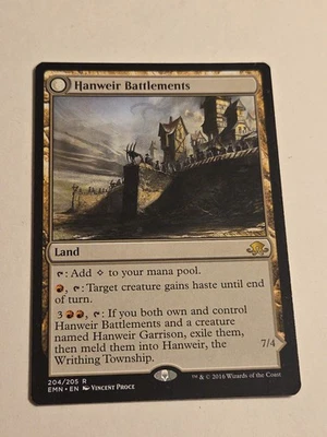 Hanweir Battlements X1 EMN MTG 204/205 R - Image 1 of 2