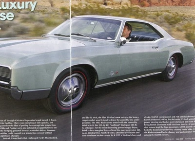 Buick Riviera GS 1966 Gran Sport 6 páginas color artículo Foto 1 de 2