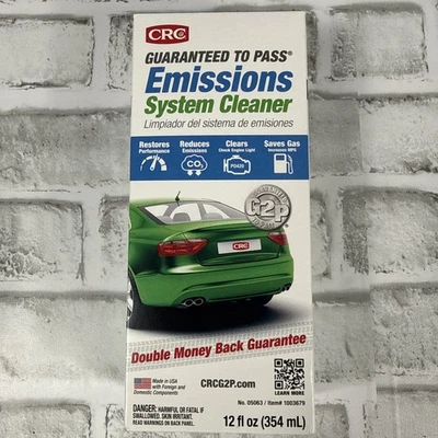 Limpiador del sistema de emisiones CRC 05063 garantizado para pasar botella de 12 oz Foto 1 de 4