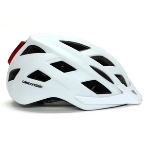Cannondale Quick Adult Cycling Helmet w/ LED Light White Small/Medium - Picture 1 of 3