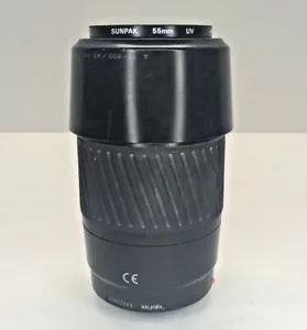 1994 Minolta Sunpak AF 75-300 4,5/5.6 Zoom 55 mm Camera Lens Japan - Picture 1 of 12