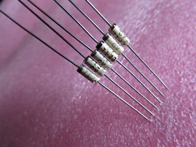 CV7127 OA47 0A47 HUGHES Gold Bonded Germanium Diode DO-7 Glass Military (10pcs) - Image 1 of 4