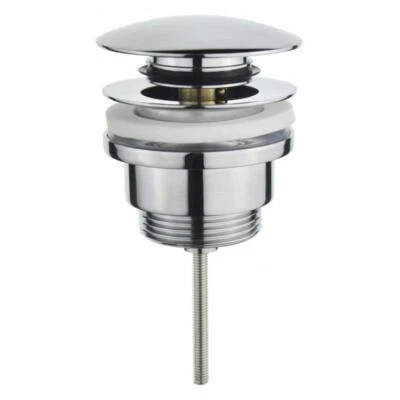 TYCNER Chrome Bathroom Pop Up Sink Plug Waste Push Type 1 1/4 32mm