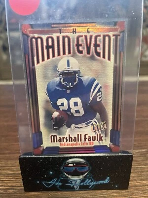1997 Fleer Ultra - The Main Event #10ME Marshall Faulk - Image 1 of 2