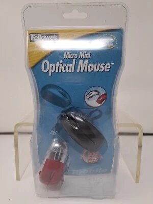 Vtg. Fellowes Micro Mini Optical Mouse #98902 - Image 1 of 4