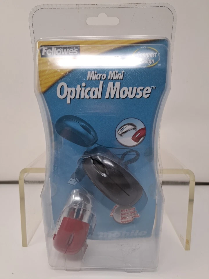 Vtg. Fellowes Micro Mini Optical Mouse #98902 - Image 1 of 4