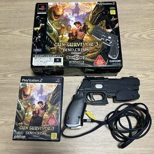 Gun Survivor 3 Dino Crisis PS2 CIB Japan Import NTSC J Capcom Shooter Game - Picture 1 of 11
