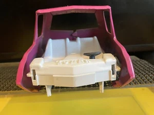 TONKA VINTAGE 1/24 PRESSED STEEL PICKUP CAB & INTERIOR PARTS+FIRETRUCK BED USED - Picture 1 of 12