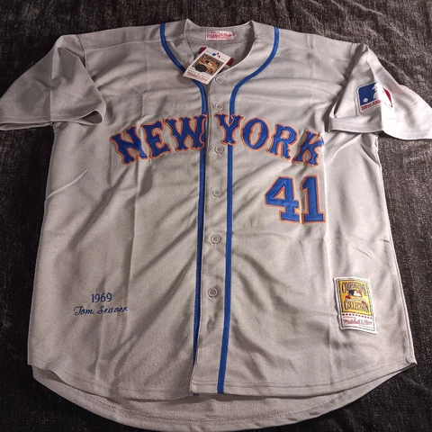Tom Seaver 2xl New York Mets Jersey Mitchell & Ness Jersey Cover