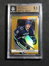 2013-14 PANINI PRIZM MASON RAYMOND PRIZMS GOLD #ed 3/10 BGS 9.5 GEM MINT