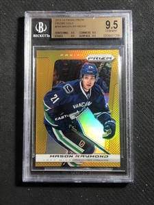 2013-14 PANINI PRIZM MASON RAYMOND PRIZMS GOLD #ed 3/10 BGS 9.5 GEM MINT