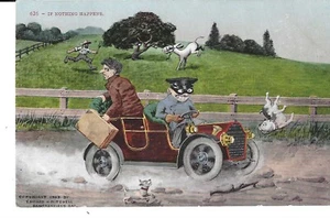  POSTKARTE "WENN NICHTS PASSIERT" - EINE WILDE FAHRT - Bild 1 von 2