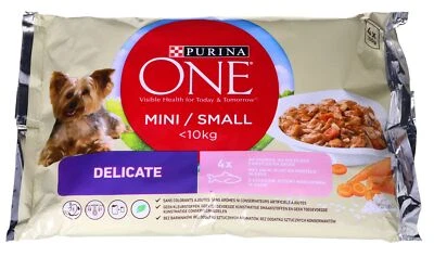7613036640879 One mini delicate - Nassfutter für Hunde - mit Lachs und Reis - 4  - Bild 1 von 3