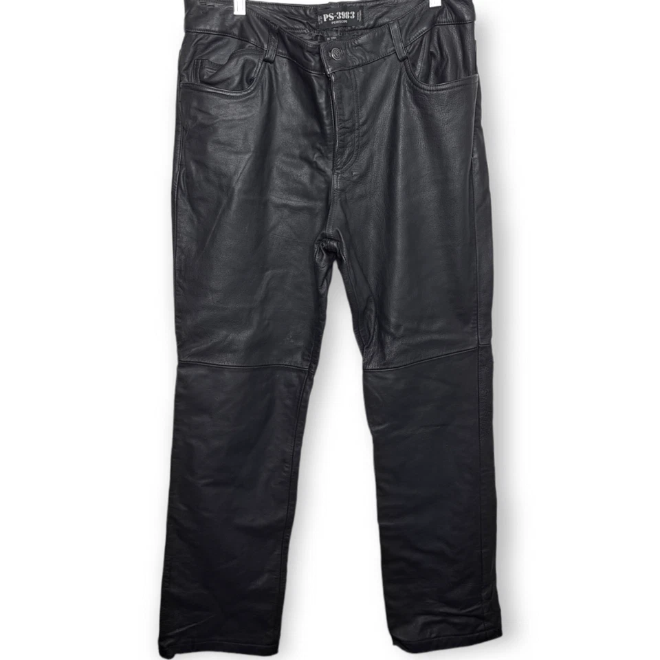 Pantalones de cuero Periscope PS3983 vintage años 90 talla 13 Foto 1 de 4