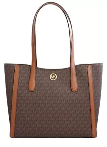 Michael Kors sac femme sac à main cabas Leida LG TZ marron mort neuf - Photo 1 sur 11