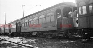 4C035 NEG/RP 1940 PST FILADELFIA & WEST CHESTER TRACTION CO COCHE DE FERROCARRIL #36 - Imagen 1 de 1