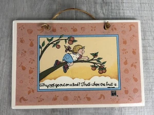 Mary Engelbreit Decorative Collectibles Wall Piece Out On A Limb ME 6x9” - Picture 1 of 10