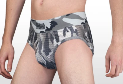 Calzoncillo para hombre Alpha Charlie Sergeant camuflado TALLA GRANDE NUEVO CON ETIQUETAS gris campamento Foto 1 de 2