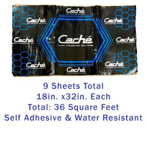 Cache Noise Insulation for Car Audio 18x 32" 9 pc For Car Door trunk side panel - Picture 1 of 2