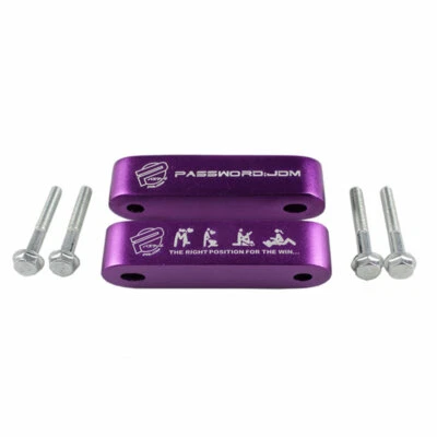 Elevador de capó espaciador púrpura anodizado 3/4" para Honda Civic CRX Del Sol Integra Foto 1 de 4