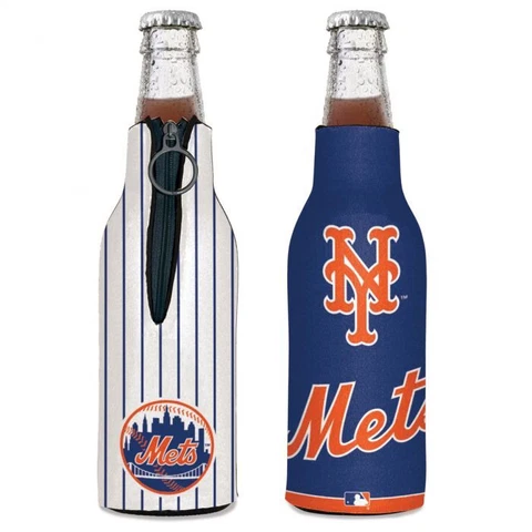 NEW YORK METS 2 SIDED BOTTLE COOLER/KOOZIE NEW AND OFFICIALLY LICENSED Cover