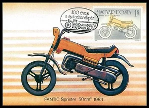 UNGHERIA MK MOTO FANTIC SPRINTER CARTA MASSIMA CARD MC CM al01 - Foto 1 di 2