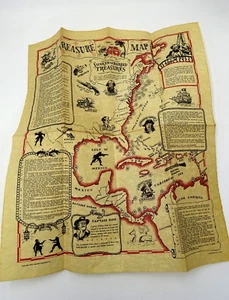 Mapa de Tesoros Hundidos y Enterrados de Colección Original 1965 Historical Documents Co. - Imagen 1 de 5