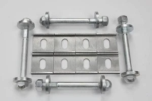 KIT REGOLATORE CAMBER POSTERIORE E PUNTA PIASTRE E BULLONI per BMW E30 E34 Z3 E36 compatto - Foto 1 di 9