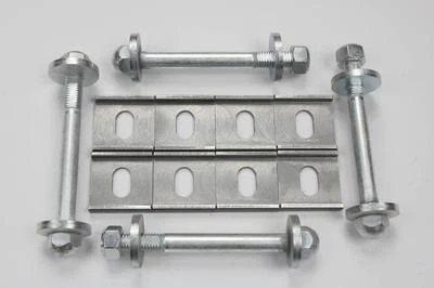 FTWL MOTORSPORT KIT AJUSTADOR DE INCLINACIÓN TRASERA Y PUNTERA PLACAS Y PERNOS BMW E30 E34 Z3 E36 compacto