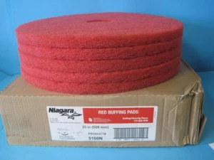 Brand New Box of 5 Niagara Heavy Duty High Performance 20" Stripping Pads 7400N - Picture 1 of 12