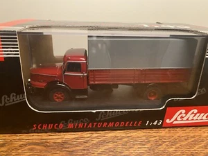 1:43 SCHUCO 1950 KRUPP TITAN TARPAULIN TRUCK RARE NIB - Picture 1 of 9