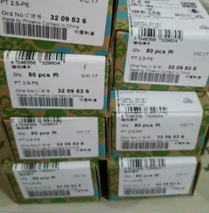 50PCS Phoenix Contact 3209536 grounding terminal PT 2,5-PE - Picture 1 of 2