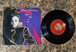 JANET JACKSON WHEN I THINK OF YOU /PRETTY BOY, A&M RECORDS 45UPM, 1986. - Bild 1 von 8