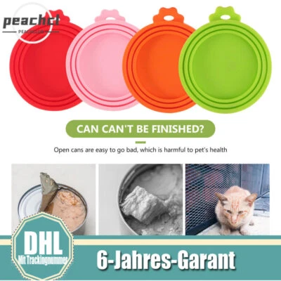4PCS Deckel Dosendeckel Katzenfutter für Nassfutter Dosen Hundefutter Haustier - Bild 1 von 4