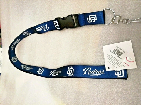 San Diego Padres blue lanyard keychain Cover