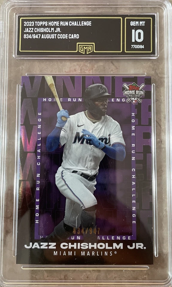 2023 Topps Series 2 - Home Run Challenge Winners August #HRCW-26 Jazz Chisholm   - Image 1 of 2