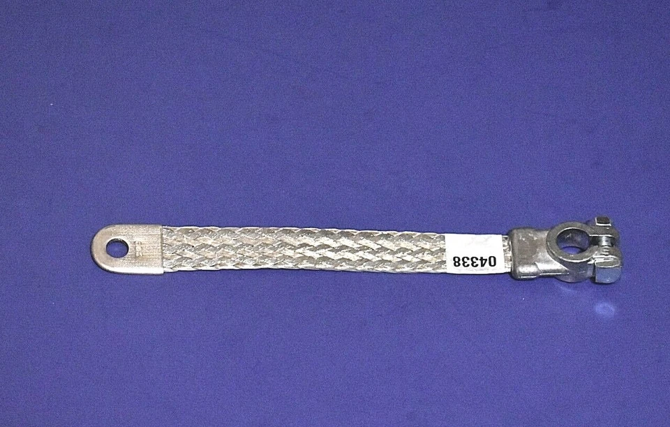 Nuevo cable de batería calibre 2 terminal poste superior correa de tierra trenzada de alta resistencia de 9" Foto 1 de 3