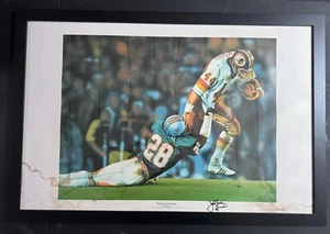 Bill Purdom Power & Glory Limited /1500 Lithograph Auto Signed John Riggins #44 - Picture 1 of 8