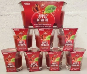 9 Glade Glas Kerze Apple Of My Pie Apfel Zimt und Muskat Duft Luft 3,4 oz - Bild 1 von 4