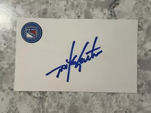 Cartolina autografa firmata Mike Gartner - spedizione gratuita (solo USA) - Foto 1 di 3