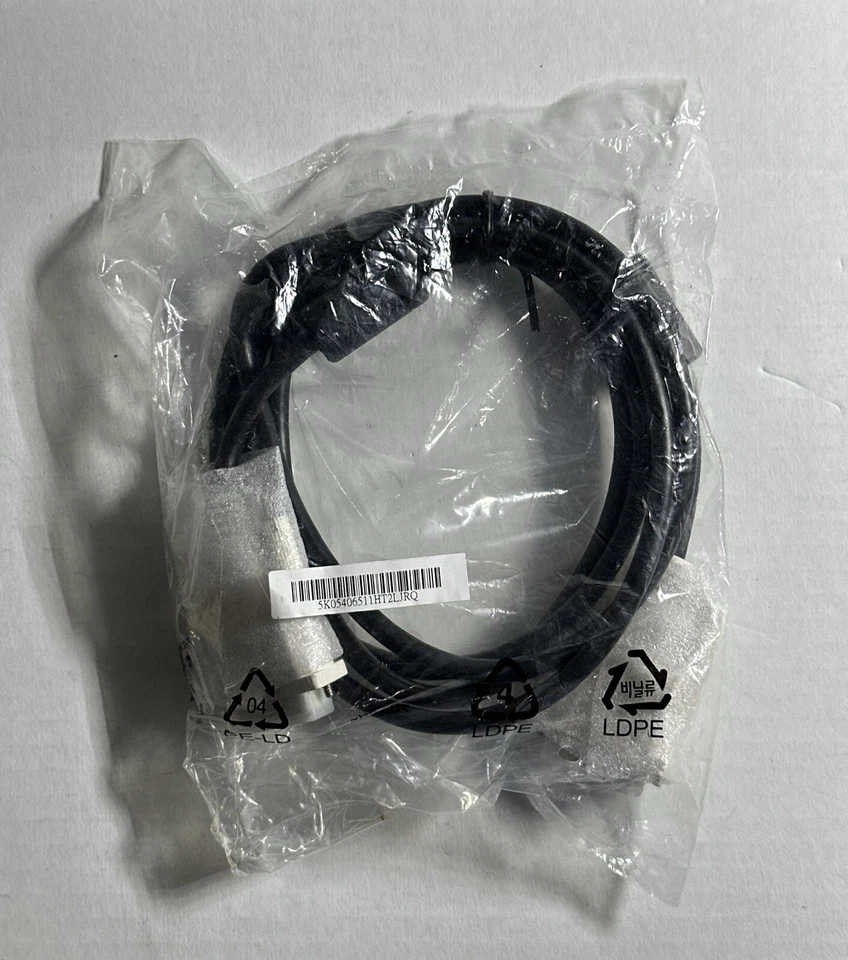 New Dell 6' DVI-D Male/DVI-D Male Flat Screen Monitor Cable 5K05406511HT2LJRQ - Image 1 of 2