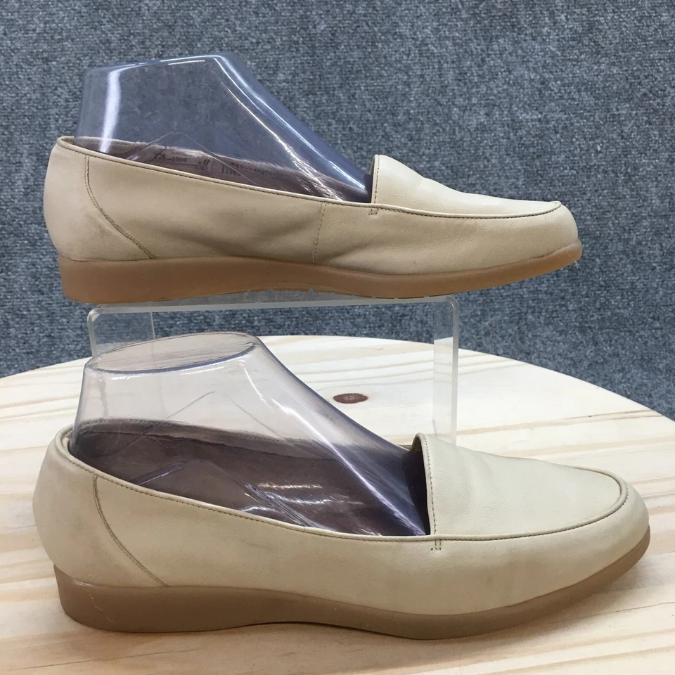Worthington Zapatos Deportivos Mujer 8 M Informales Sin Cordones Mocasines Planos Cuero Beige Foto 1 de 4