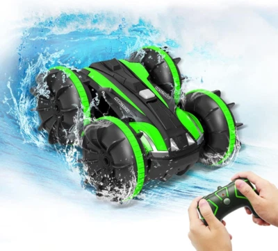 Car Toys for 6-10 Year Old Boys Amphibious Remote Control Car, Stunt Mini Truck  - Image 1 of 4
