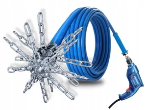 Schornsteinreiniger Reinigungsset Schornsteinbesen Kaminbesen Set Zugseil 3-15 m - Bild 1 von 5