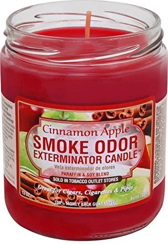 Smoke Odor Exterminator Candle Cinnamon Apple 13oz 1