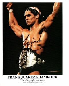 FRANK JUAREZ SHAMROCK Signed 8x10 THE KING OF PANCRASE UFC Photo w/ Hologram COA - Picture 1 of 2