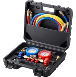 OMT AC Manifold Gauge Set 3 Way For R134A R12 R22 R502  Refrigeration Charging - Picture 1 of 6