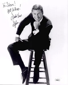 DICK VAN DYKE HAND SIGNED 8x10 PHOTO     GREAT YOUNG POSE       TO STEVE     JSA - Picture 1 of 1